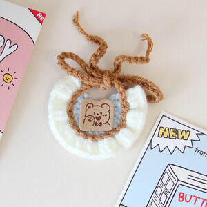 Small/Medium plush crochet bibs clothes outfits - MXM-43